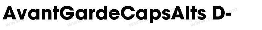 AvantGardeCapsAlts D字体转换